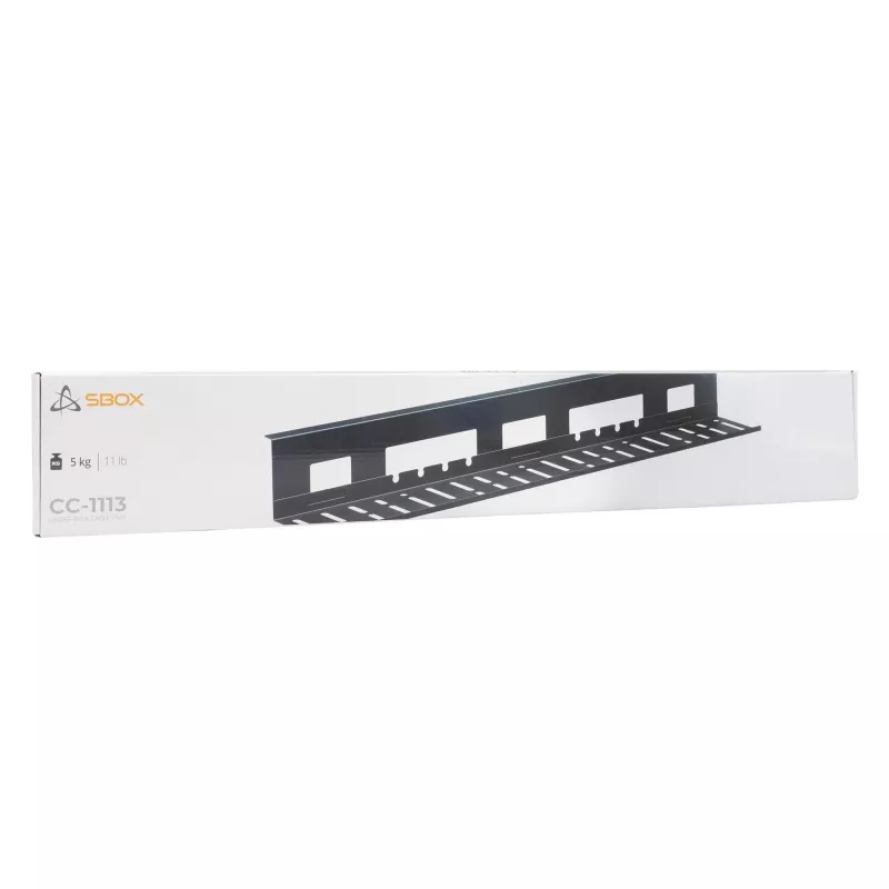 Sbox CC-1113 Zarządzanie kablami Czarny