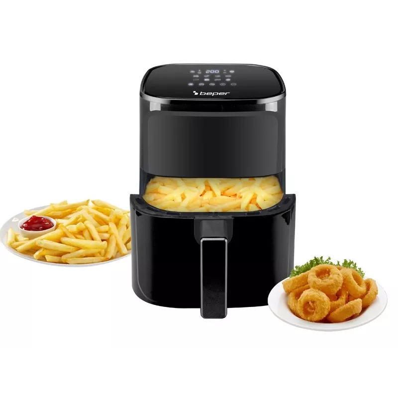 Gorąca frytkownica powietrzna Beper P101FRI051 5 L 1400 W Czarna