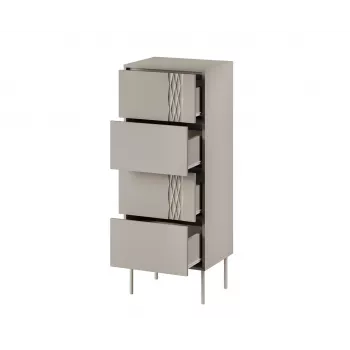 Cama 4S TRESSE komoda 50x40x125 kaszmir matowy