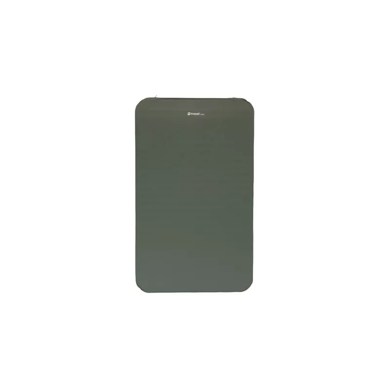 Podwójny materac powietrzny Outwell 400146 — 1350×2030×100 mm, poliester, zielono-szary