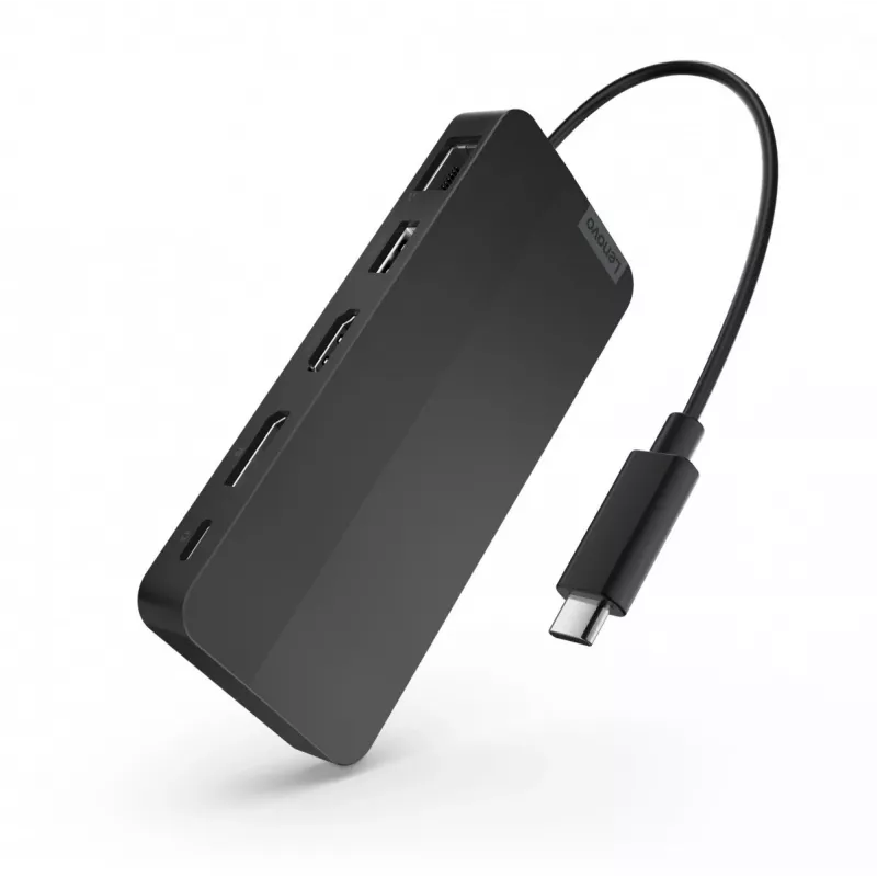 Lenovo 40B90100EU stacja dokująca/replikator portów do laptopa przewodowa USB 3.2 Gen 1 (3.1 Gen 1) Type-C Czarny