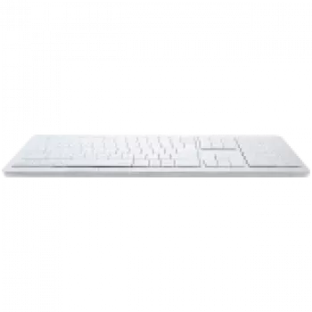 Bezprzewodowa klawiatura CLEVETURA CLVX 1 Touch-On-Keys AI — układ ANSI US Mac, przełączniki nożycowe, obudowa aluminiowa, interaktywne RGB
