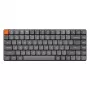 Klawiatura Keychron K3 Max uniwersalna USB RF Wireless Bluetooth szara 75%
