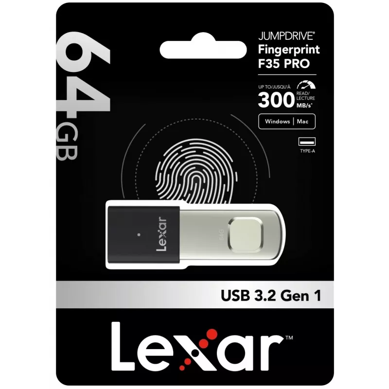 Pamięć USB Lexar 64 GB USB Typ-A 3.2 Gen 1 JumpDrive F35 PRO