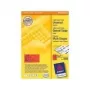 Avery - etykiety na teczki (File Folder Labels) - Czerwony - 70 x 37 mm - 2400 etykiet (100 arkuszy x 24) (3448)