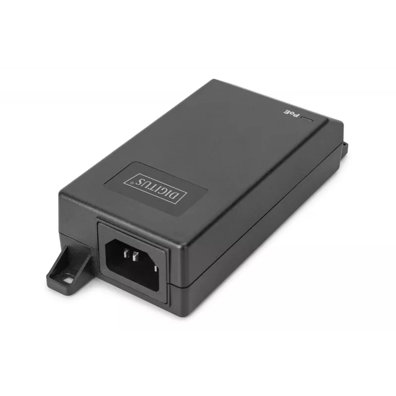 Digitus Gigabit Ethernet PoE+ injector 802.3at 30 W Czarny