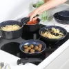 Zestaw garnków Russell Hobbs RH03321EU7 — 8-częściowy, z powłoką zapobiegającą przywieraniu, można myć w zmywarce