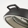 Piec do pizzy G3FERRARI Pummarola — blatowy piekarnik elektryczny, 1200 W, maks. Ø 28–31 cm, kamienna powierzchnia do pieczenia, czarny/srebrny