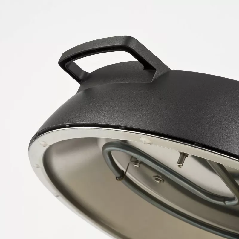 Piec do pizzy G3FERRARI Pummarola — blatowy piekarnik elektryczny, 1200 W, maks. Ø 28–31 cm, kamienna powierzchnia do pieczenia, czarny/srebrny