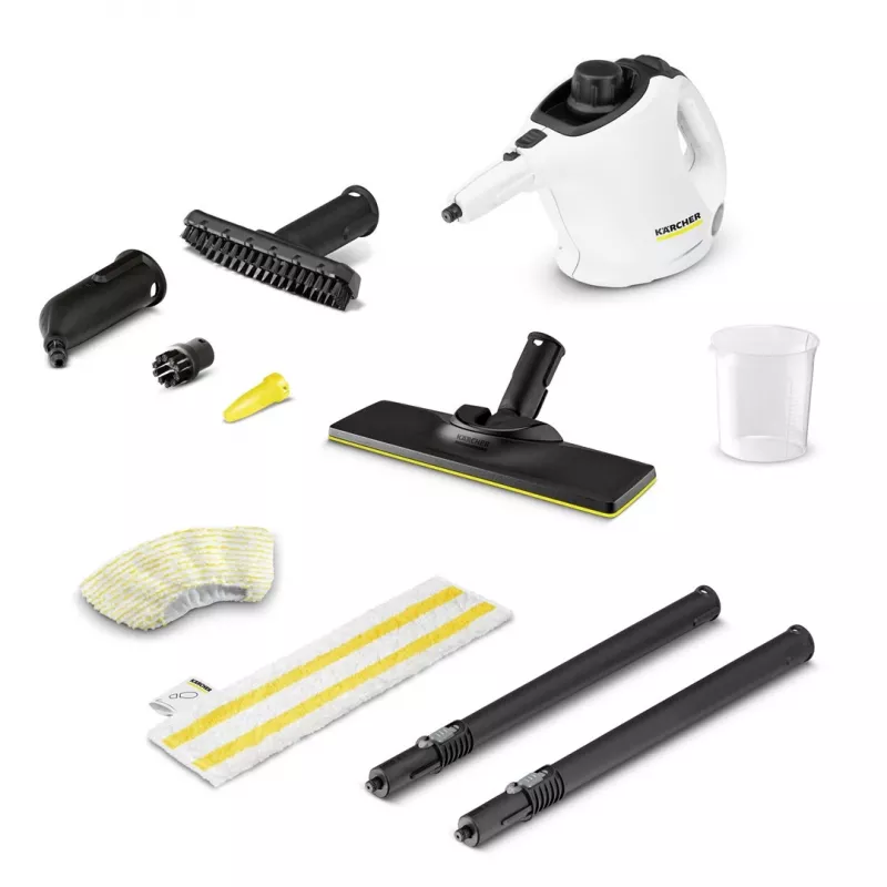 Kärcher SC 1 EasyFix Przenośny parownica 1200 W Czarny, Biały