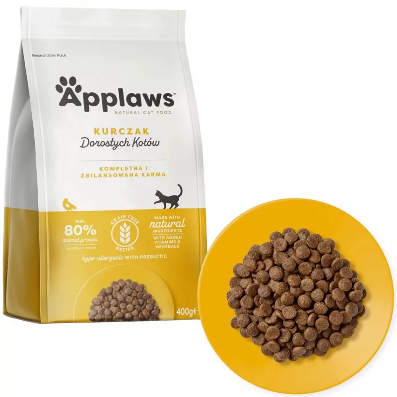 APPLAWS Adult Chicken - sucha karma dla kota - 400g