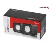 2-drożny głośnik PC Audiocore AC870 B — 3 W RMS, przewodowe zasilanie USB, wejście 3,5 mm, kanały 2.0