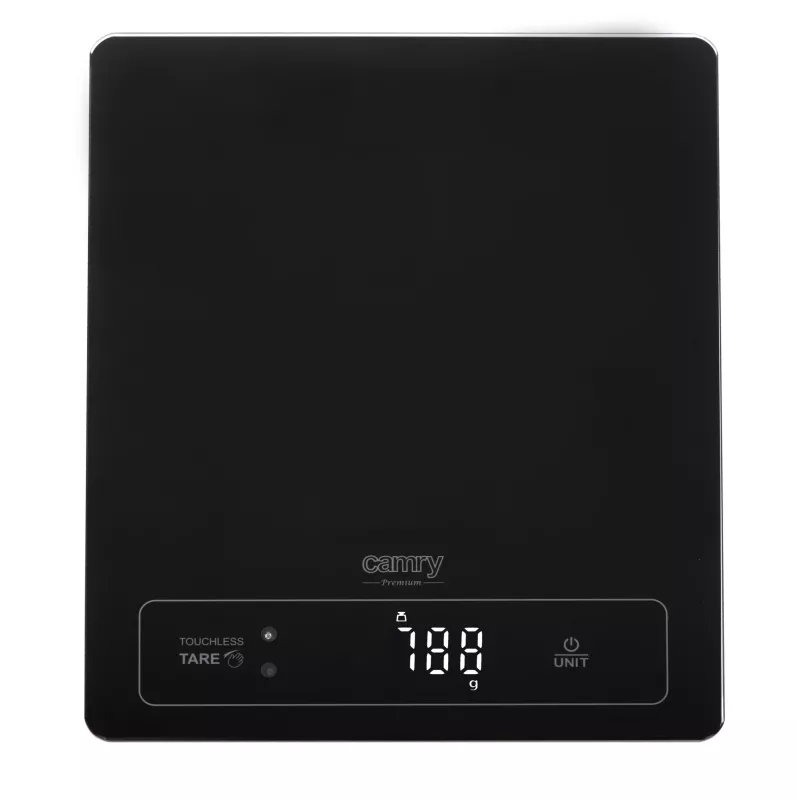 Waga kuchenna Camry CR 3175 Maksymalne obciążenie 15 kg Podziałka 1 g Wyświetlacz LED Czarny