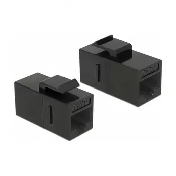 Moduł Keystone DeLOCK 86629 Płaski Czarny RJ-45