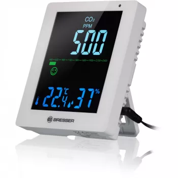 Miernik jakości powietrza Bresser Optics 7004020GYE000 CO2 Temperatura 0-50°C