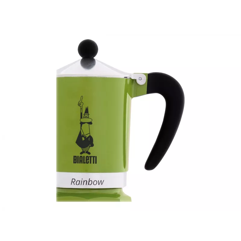 Bialetti Rainbow Moka pot Czarny, Zielony