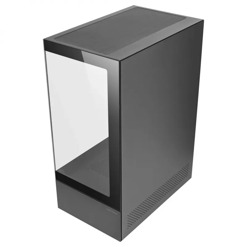 Obudowa PC TACENS Mars Gaming MC-XO Midi Tower Czarna — ATX/Micro-ATX/Mini-ITX, zasilacz na dole, 1×120mm wentylator tylny, obsługuje GPU do 328 mm