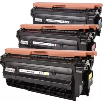 Renkforce Toner zastępujący HP 201X, CF253XM kompatybilny Zestaw łączony cyjan, magenta, żółty 2300 stron RF-Toner-HP201XDCMY RF-6922872 (RF-6922872)