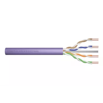 Kabel sieciowy Digitus Cat.6 U/UTP 305m fioletowy
