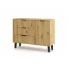 SCANDI 1D3S cienki dąb ARTISAN komoda
