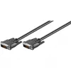Wentronic Goobay DVI-D FullHD kabel Dual Link, czarny, 1.8 m - wtyk DVI-D Dual-Link (24+1 pin) > wtyk DVI-D Dual-Link (24+1 pin) (93573)