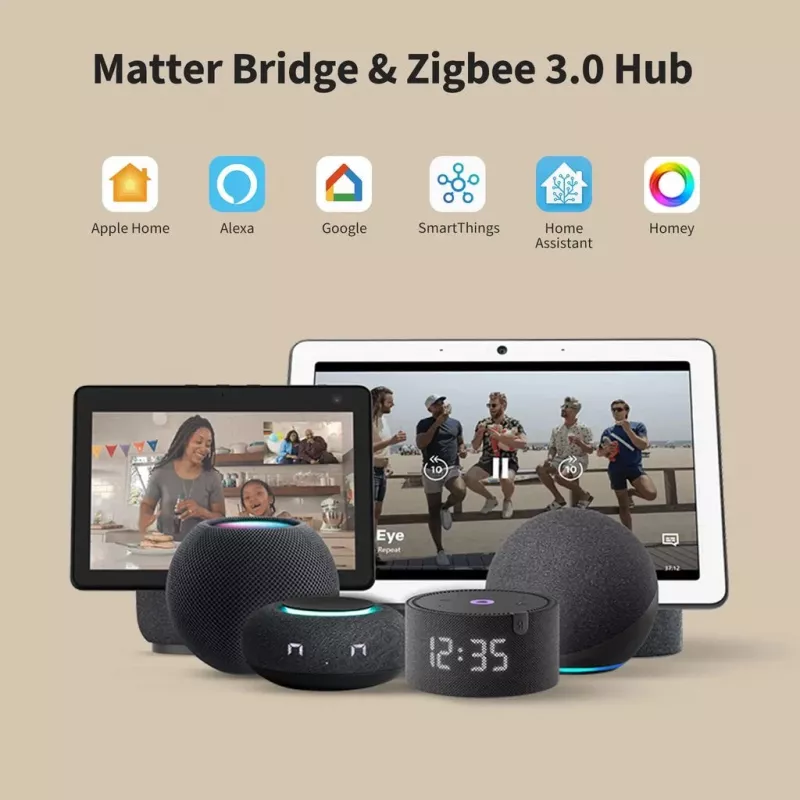 AQARA Panel Hub S1 Plus (MP-K03D) - panel dotykowy WiFi z funkcją koncentratora Zigbee