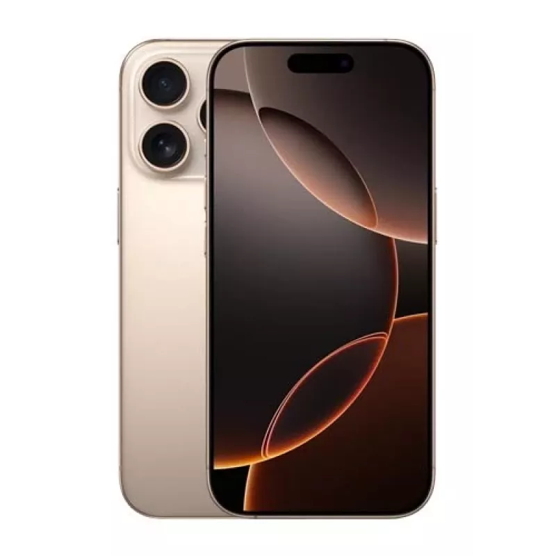 Smartfon Apple iPhone 16 Pro 6,3 cala 512 GB, A18 Pro, 48 MP, Dual SIM, IP68, Piaskowy