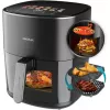 Gorące powietrze frytownica Cecotec Cecofry&Grill Duoheat 6500, 6,5 l, 2200 W, dotykowy LCD, czarny