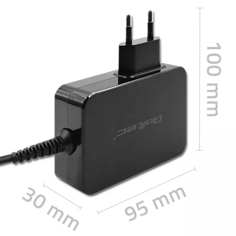 Zasilacz sieciowy GaN QOLTEC 52387 90W 1x USB‑C 5–20V
