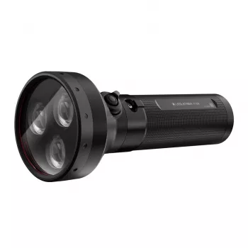 Latarka ręczna Ledlenser P18R Czarna, akumulatorowa 1000 lm, IP68, zasięg wiązki 600 m, bateria 18650