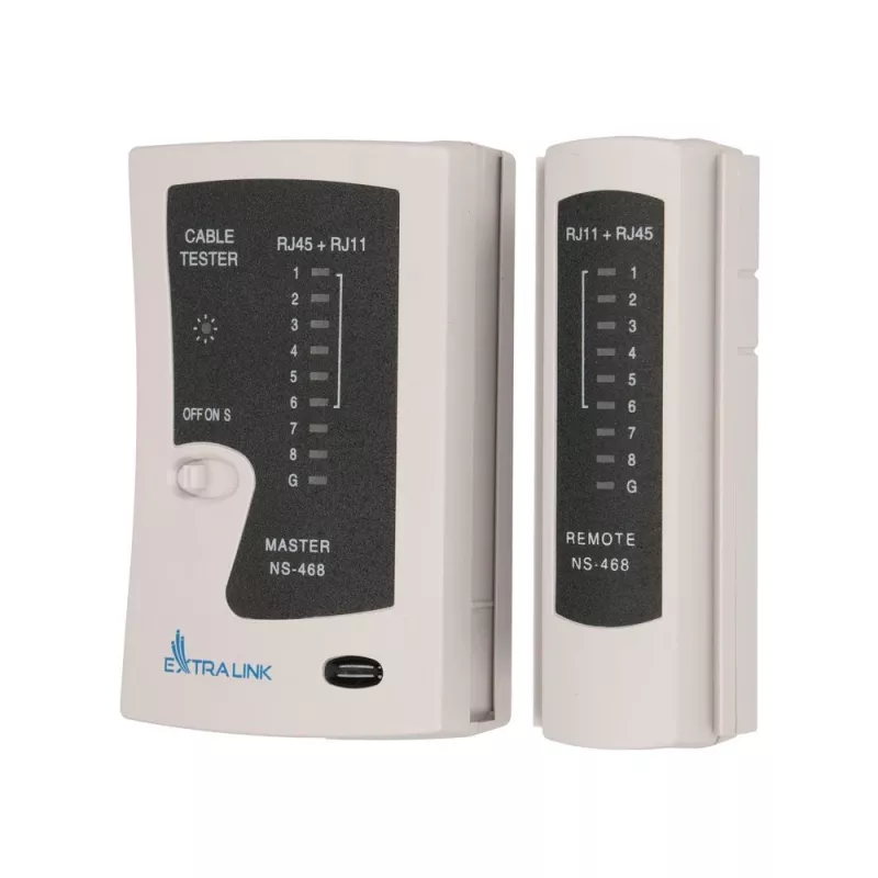 Extralink kabel Tester, RJ45 RJ11