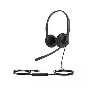 Yealink UH34 SE Lite Dual Teams Zestaw słuchawkowy Przewodowa Head-band Biuro/Call center USB Type-C Czarny