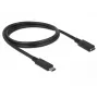 Kabel USB DeLOCK 85533 USB 3.2 Gen 1 1m USB C Czarny