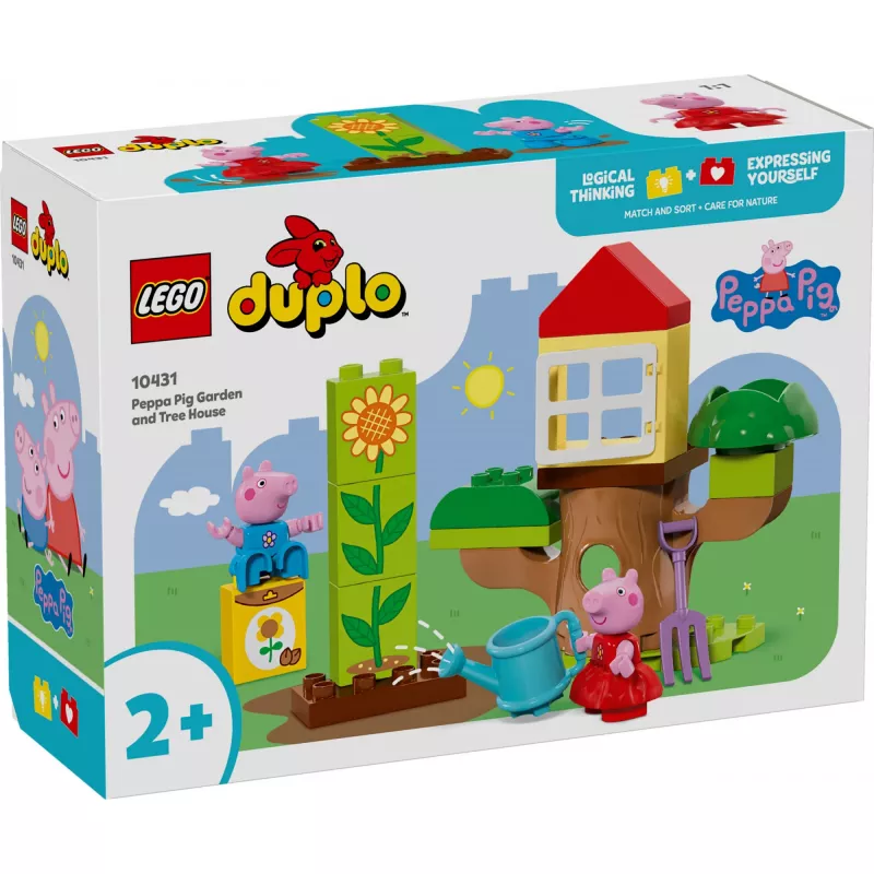 Lego 10431 Duplo Peppa Pig Ogródek i Domek na Drzewie