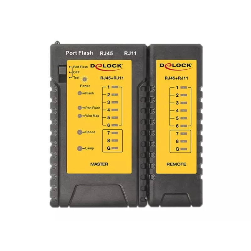Delock kabel Tester + Portfinder - zestaw testera sieci (86407)