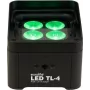 Lampa typu wash LED EUROLITE TL-4 QCL RGB+UV — wielokolorowe diody LED 4-w-1 RGB+UV do oświetlenia scenicznego i eventowego