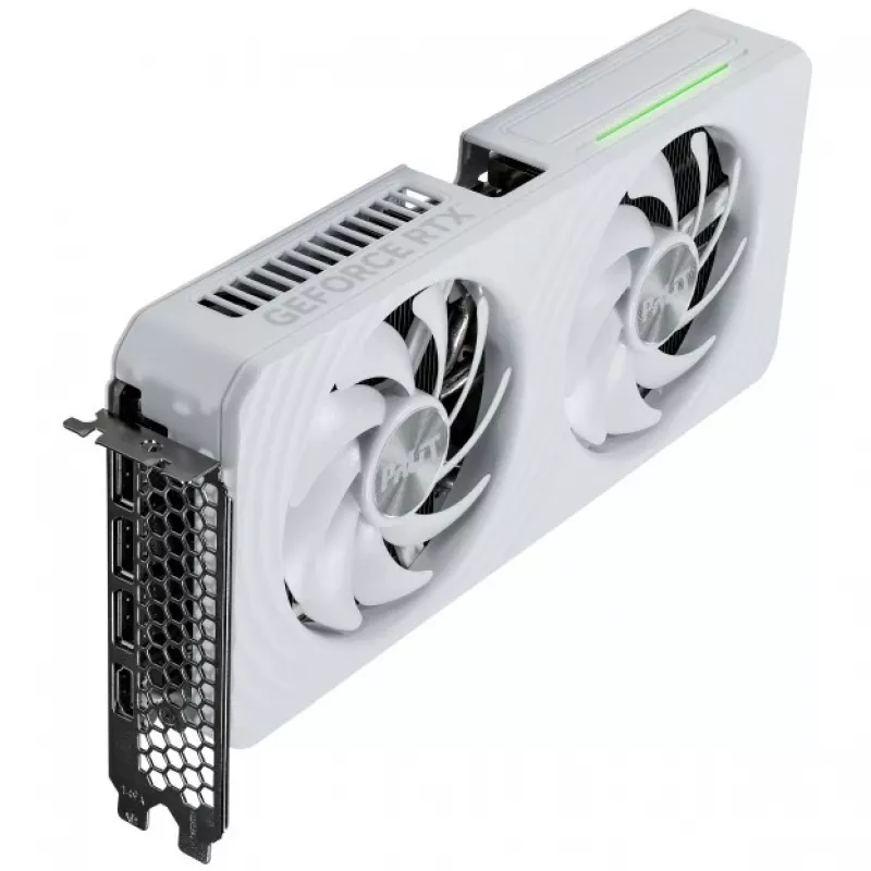 Karta graficzna Palit GeForce RTX 5060 Ti White OC — GeForce RTX 5060 Ti, 16 GB GDDR7, 128-bit, PCIe 5.0, 2407 MHz