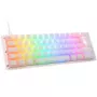 Klawiatura gamingowa Ducky One 3 Aura biały Mini, RGB LED - MX-Silent-Red