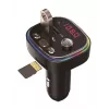 Nadajnik FM VAKOSS TC-B439K Bluetooth USB, 87.5–108 MHz, odtwarzanie z microSD/USB, wyjście 5V/3.1A, wyświetlacz RGB