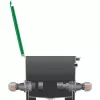 Złączka do systemu zraszaczy 25 mm > 1, czarna złączka/szary