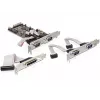 Karta PCI Express DeLOCK 89177 4 x szeregowy 1 x równoległy