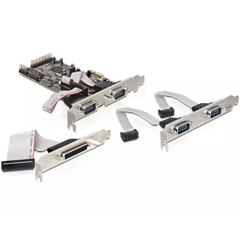 Karta PCI Express DeLOCK 89177 4 x szeregowy 1 x równoległy