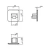 Osłona zabezpieczająca gniazdo RJ-45 DeLOCK 64019