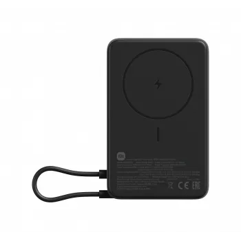 Power bank Xiaomi BHR08P9GL 5900 mAh Li-Ion, ładowanie bezprzewodowe, USB-C, szary