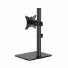 Wolnostojący uchwyt biurkowy GEMBIRD MS-D1ST-03 z pełnym zakresem ruchu do monitorów 17–32 cale, stal, czarny, VESA 75x75–100x100, 9 kg