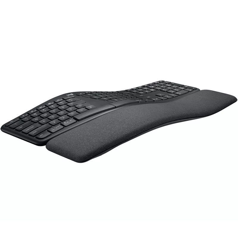 Logitech ERGO K860 - Klawiatura - Bezprzewodowa - 2,4 GHz, Bluetooth 5.0 - QWERTY - GB - Grafit