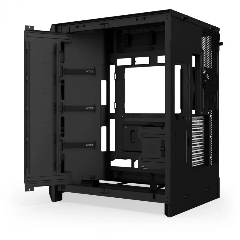 NZXT H9 Air Flow (2025) Duża, dwukomorowa obudowa typu Mid Tower - Czarny