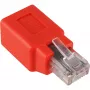 Wentronic Goobay CAT 5e złącze RJ45/sprzęg, krosowany - do sieci 100 MHz (68912)