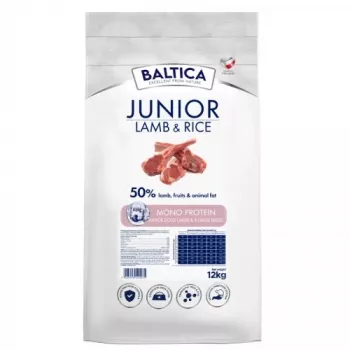 BALTICA Nutraceutic Puppy Monoprotein Lamb with rice - sucha karma dla psów - 12kg