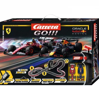 Tor wyścigowy slot car CARRERA GO!!! Speed Zone — modułowy zestaw torów elektrycznych